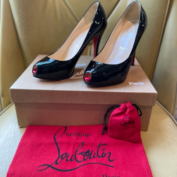Christian Louboutin Shoes - Christian Louboutin Prive 120 Patent Calf heels